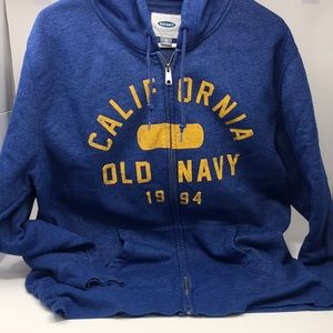 Old Navy, mens, XL, zip up hoodie, California